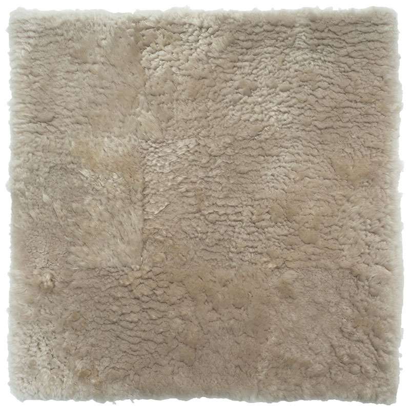 Sheep skin Rug Burgundy Masonry