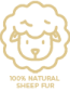 %100 Sheep Fur