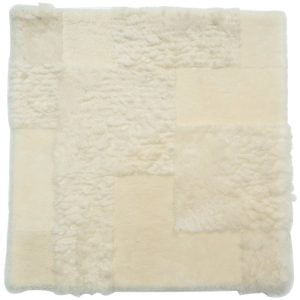 Sheepskin Rug Burgundy Tetromino