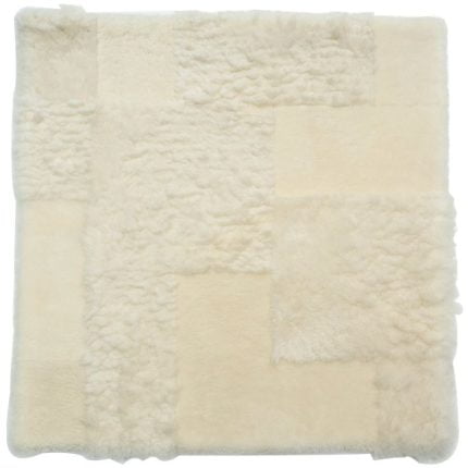 Sheepskin Rug Burgundy Tetromino