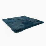 Sheepskin Rug Burgundy Meribel
