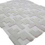 Faux Fur Rug Tetromino