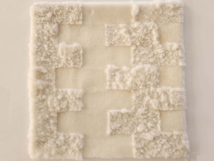 Handmade sheepskin rug