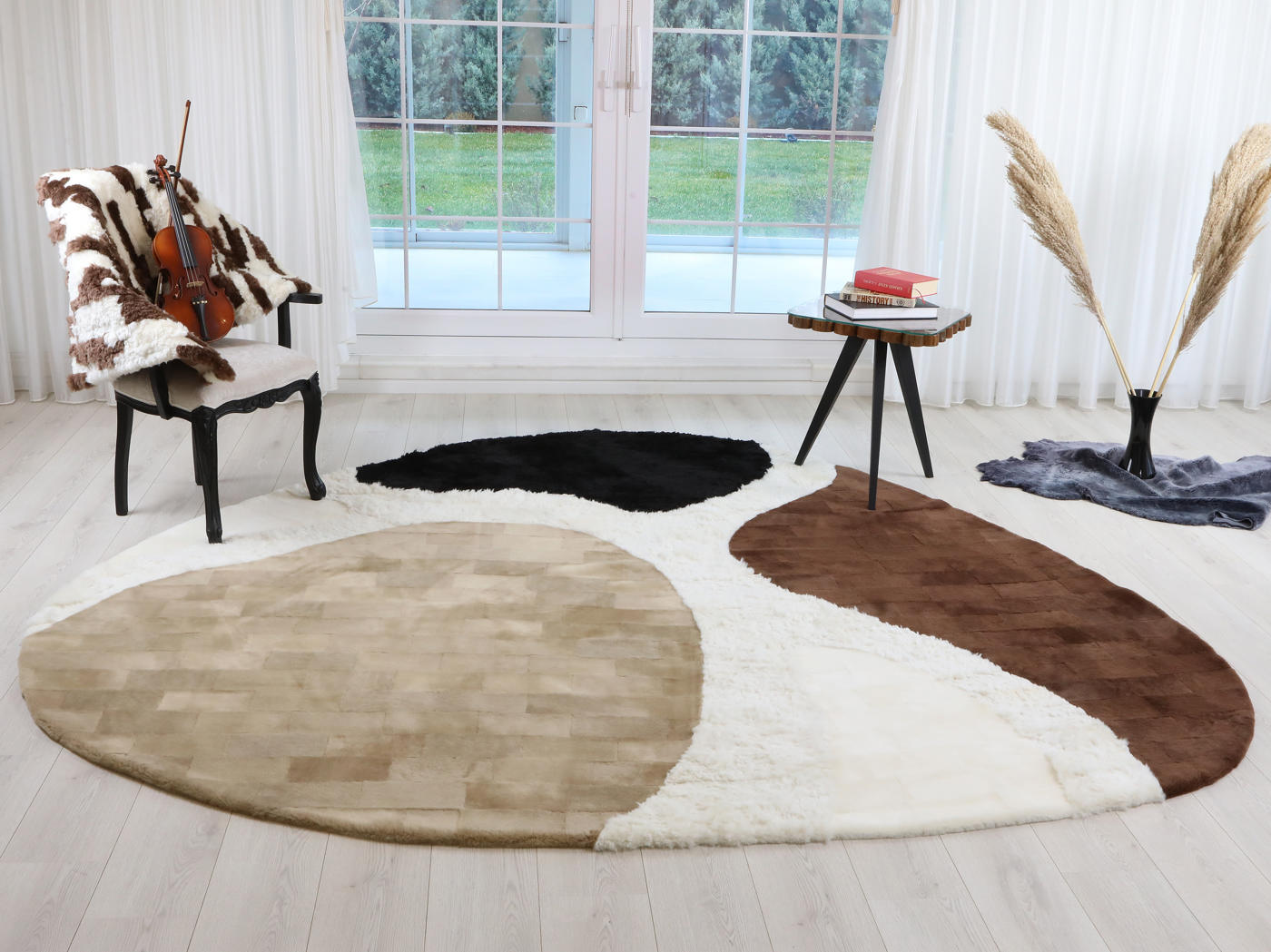 Custom Muton Cappadocia sheepskin rug
