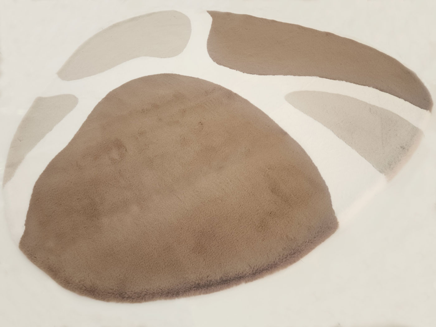 Bespoke faux fur rug