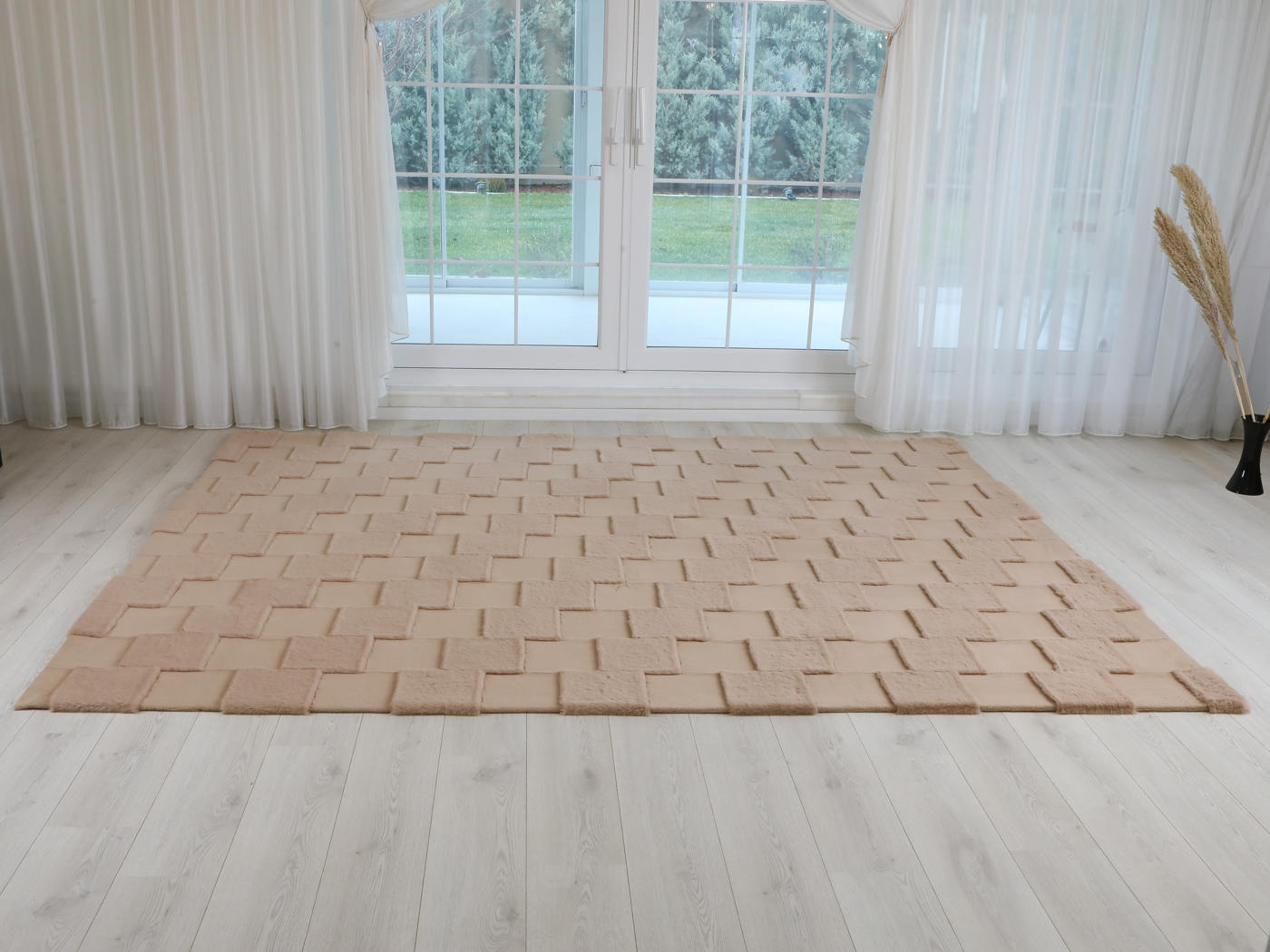 custom faux sheepskin rug