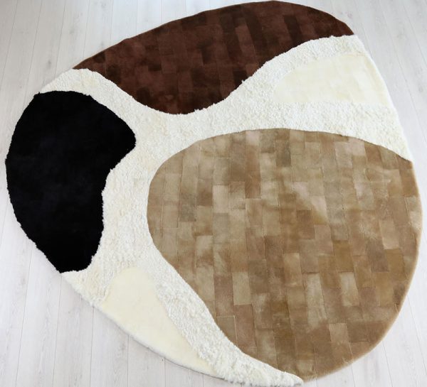 Custom sheepskin rug